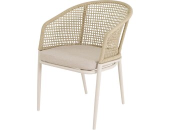 Lesli Living - Bistrostoel Kioto - Beige - 56x62x77cm