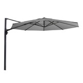 Lesli Living - Push-up parasol Virgo - Grijs - Ø350cm