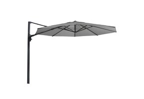 Lesli Living - Push-up parasol Virgo - Grijs - Ø350cm