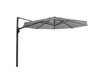 Lesli Living - Push-up parasol Virgo - Grijs - Ø350cm