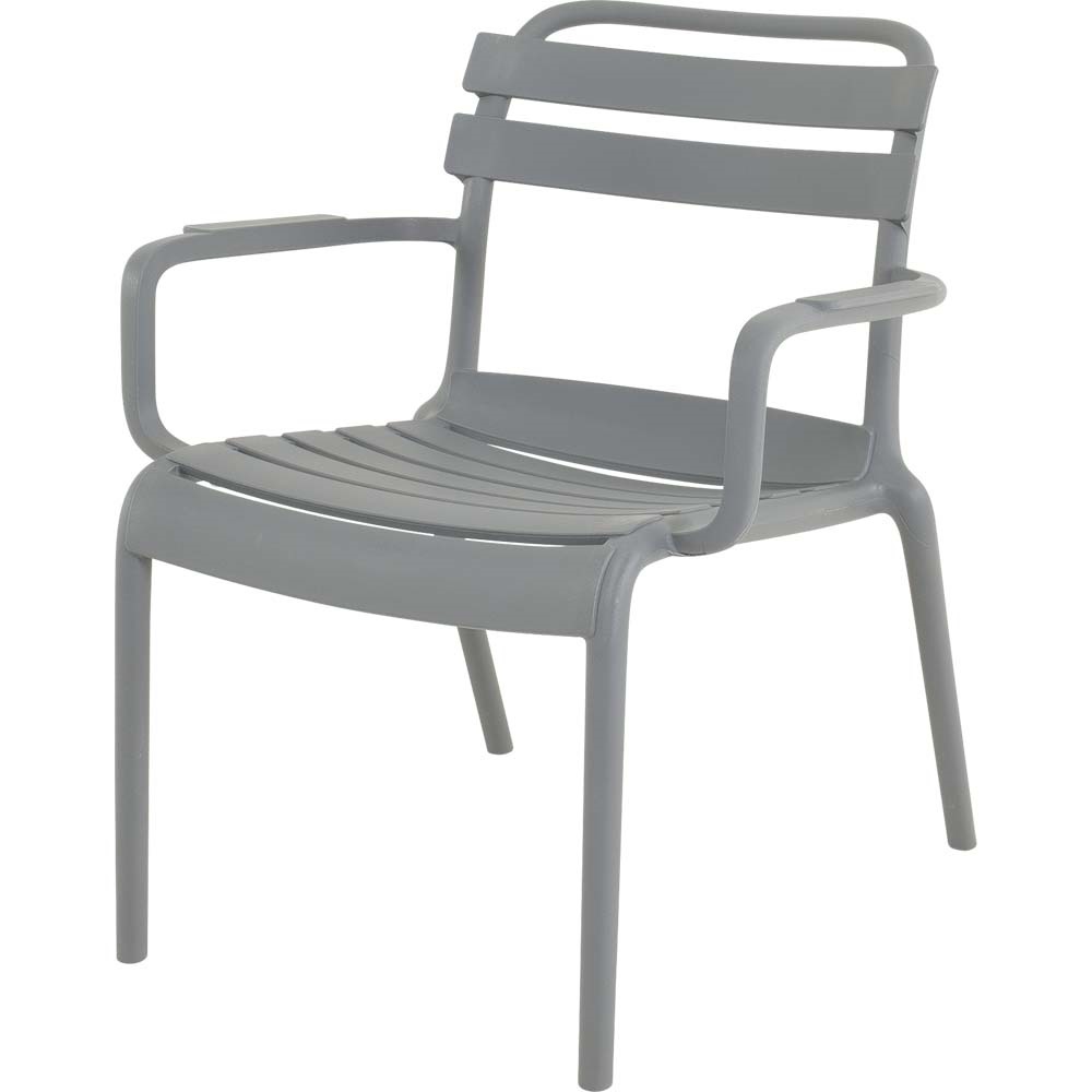 Lesli Living - Bistrostoel Torvi - Grijs - 65x69,5x76cm