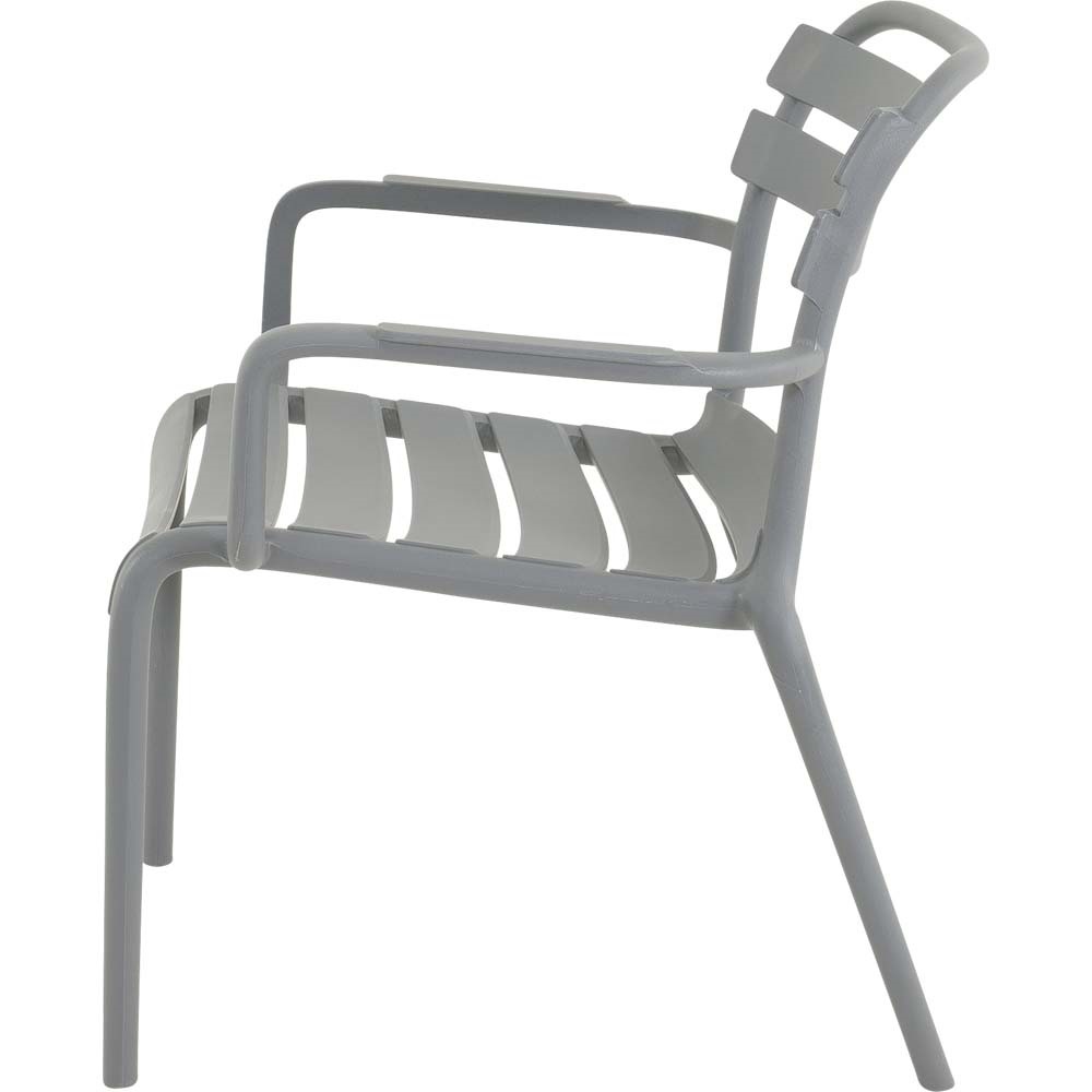 Lesli Living - Bistrostoel Torvi - Grijs - 65x69,5x76cm