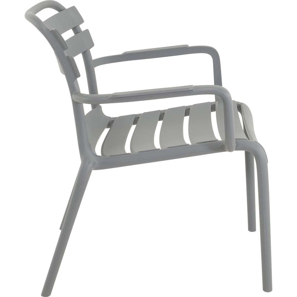 Lesli Living - Bistrostoel Torvi - Grijs - 65x69,5x76cm