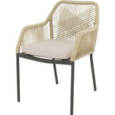 Lesli Living - Bistrostoel Akita - Beige - 56x62x81cm