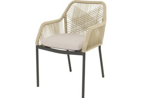 Lesli Living - Bistrostoel Akita - Beige - 56x62x81cm