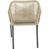 Lesli Living - Bistrostoel Akita - Beige - 56x62x81cm