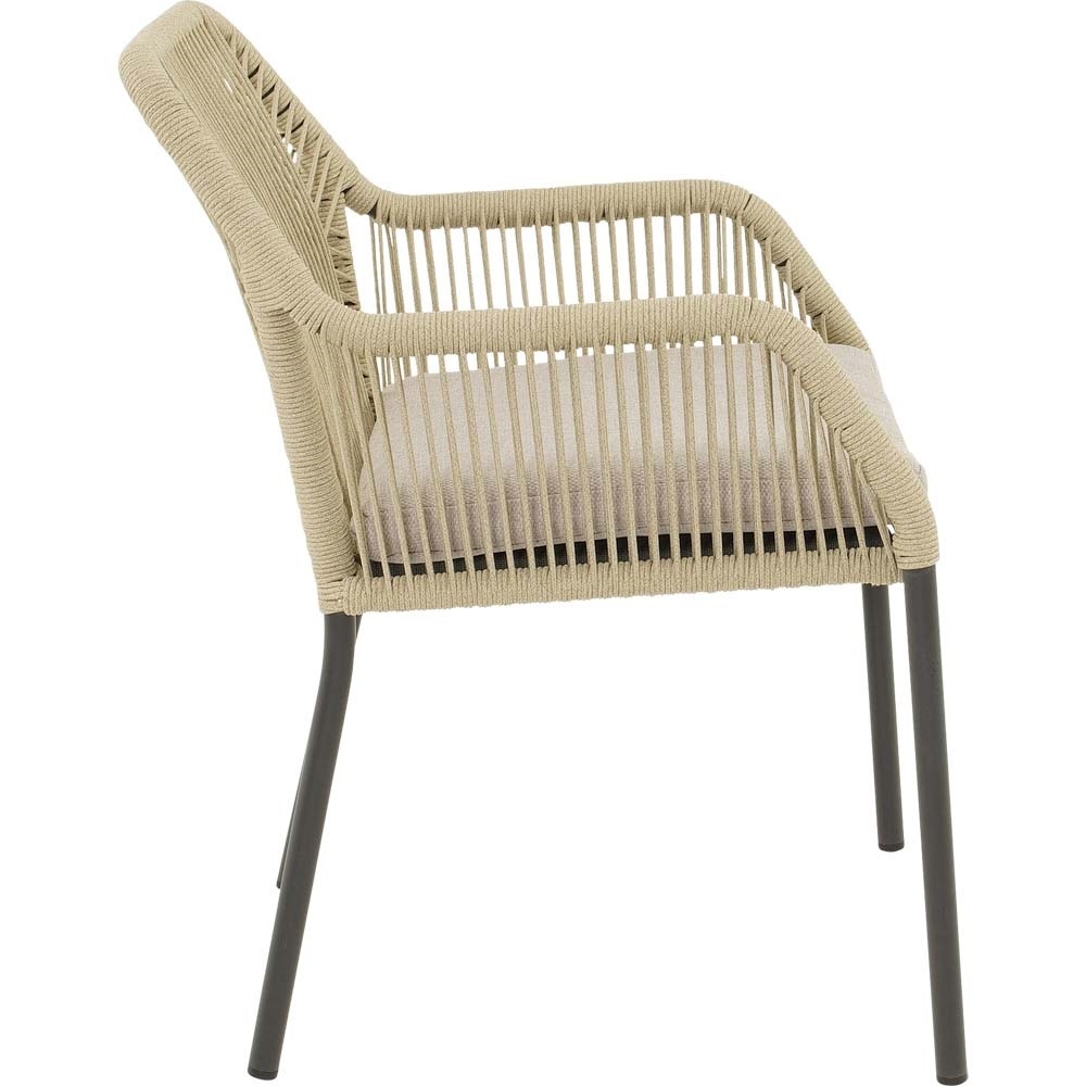 Lesli Living - Bistrostoel Akita - Beige - 56x62x81cm