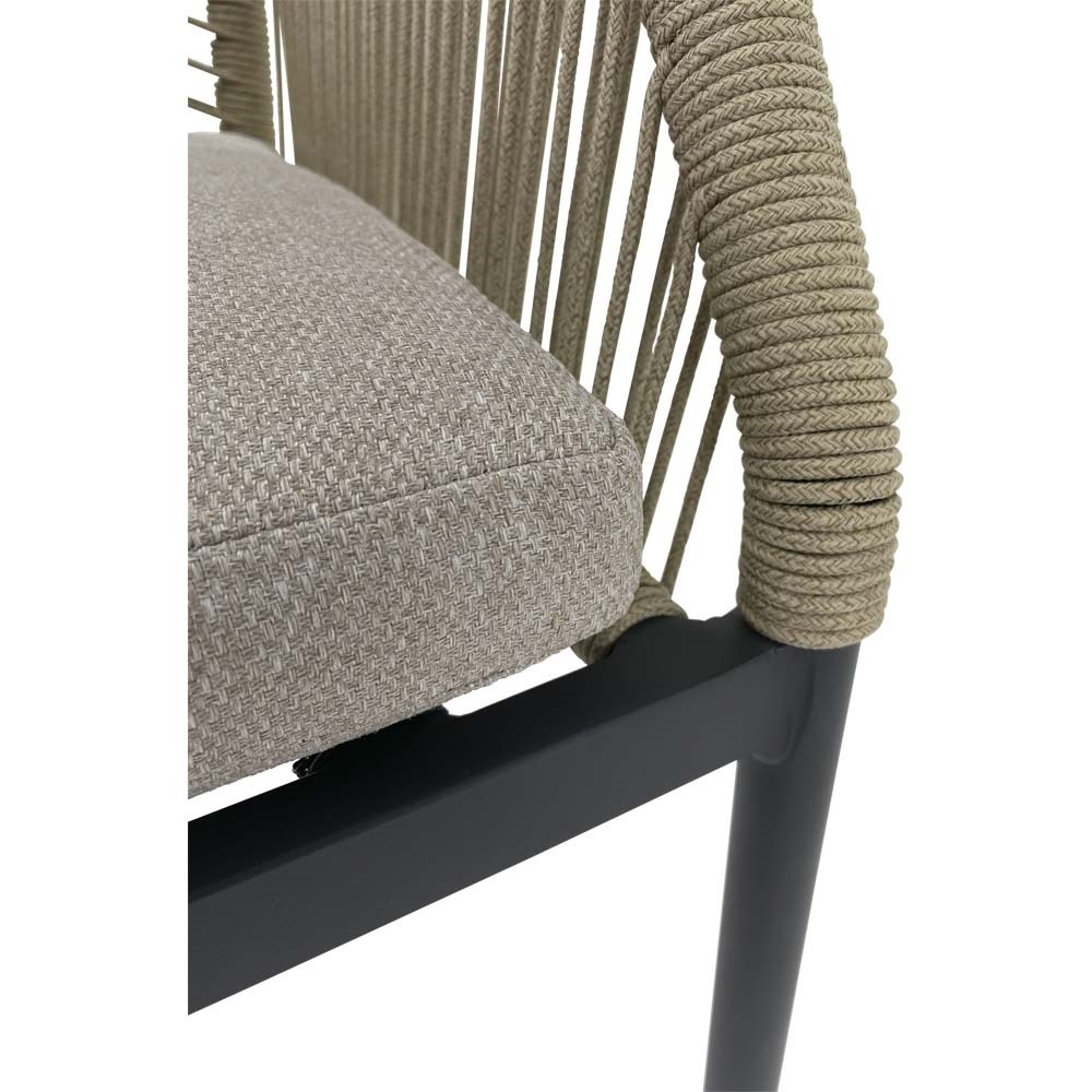 Lesli Living - Bistrostoel Akita - Beige - 56x62x81cm