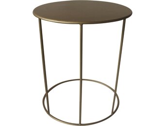 Lesli Living - Tuintafel Emma - Goud - Ø40x54,5cm