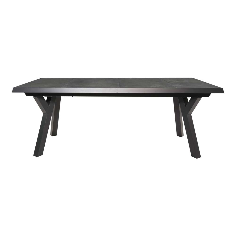 Lesli Living - Tuintafel Murcia - Grijs - 204/264x102cm