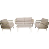 Lesli Living - Loungebank Akiro - Beige - 179x75x66cm
