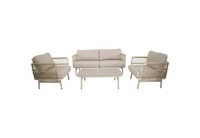 Lesli Living - Loungebank Akiro - Beige - 179x75x66cm
