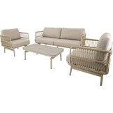 Lesli Living - Loungebank Akiro - Beige - 179x75x66cm