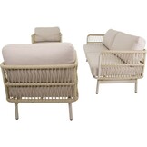 Lesli Living - Loungebank Akiro - Beige - 179x75x66cm