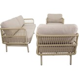 Lesli Living - Loungebank Akiro - Beige - 179x75x66cm