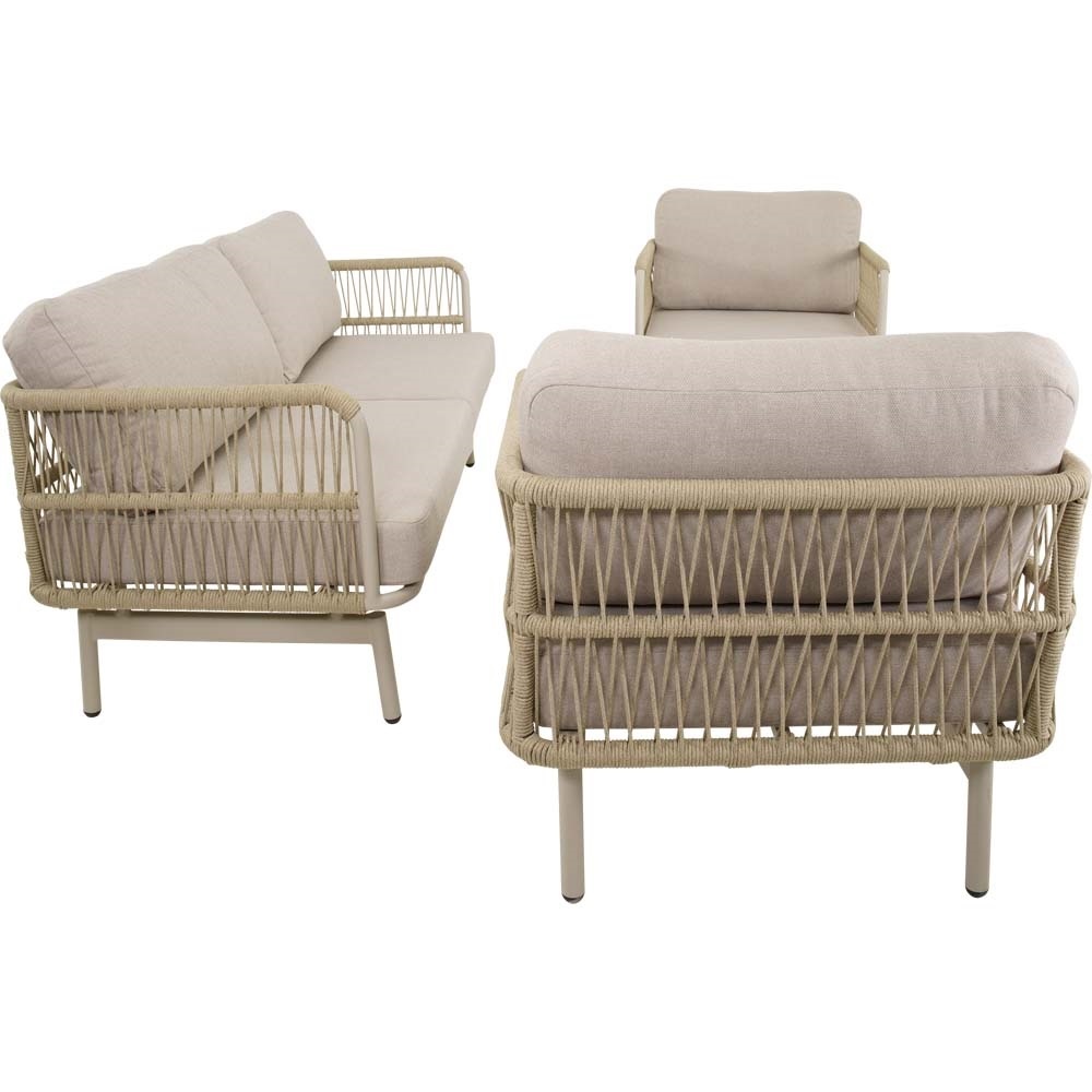Lesli Living - Loungebank Akiro - Beige - 179x75x66cm