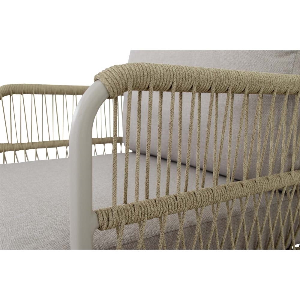 Lesli Living - Loungebank Akiro - Beige - 179x75x66cm