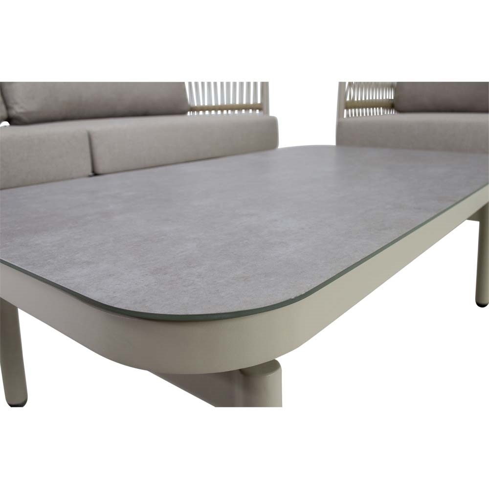 Lesli Living - Loungebank Akiro - Beige - 179x75x66cm