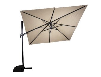 Lesli Living - Push-up parasol VirgoFlex - Beige - 300x300cm