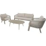 Lesli Living - Loungebank Tanoa - Taupe - 174x78x69cm