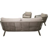 Lesli Living - Loungebank Tanoa - Taupe - 174x78x69cm