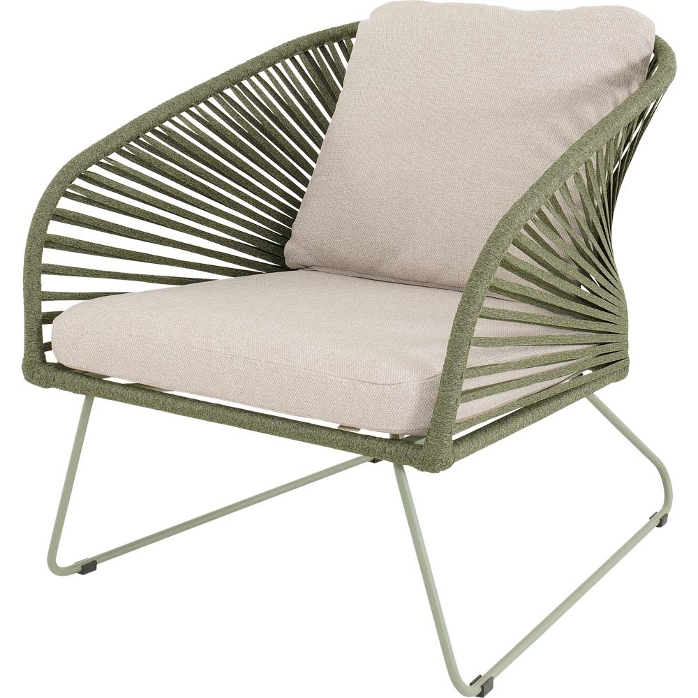 Lesli Living - Bistrostoel Izumi - Groen - 71x79x73cm