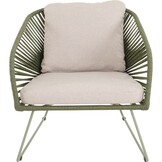 Lesli Living - Bistrostoel Izumi - Groen - 71x79x73cm