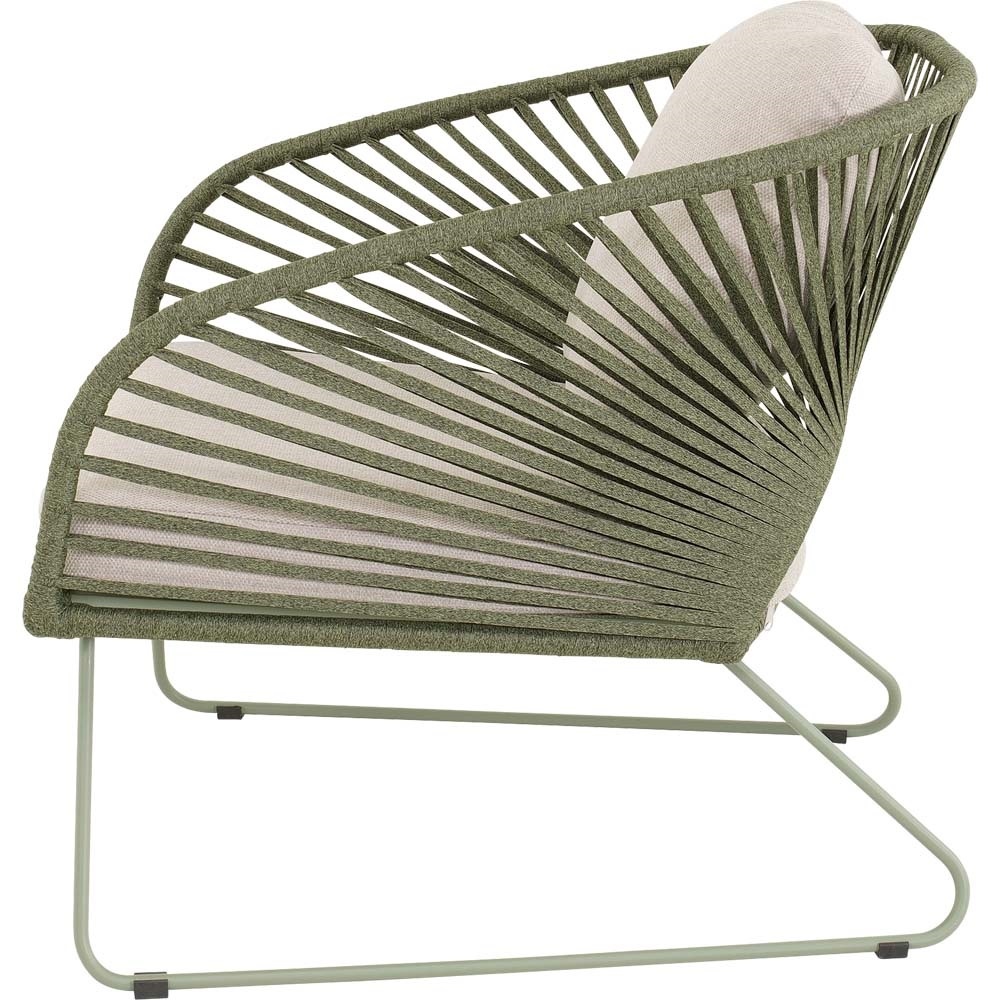 Lesli Living - Bistrostoel Izumi - Groen - 71x79x73cm