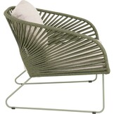 Lesli Living - Bistrostoel Izumi - Groen - 71x79x73cm