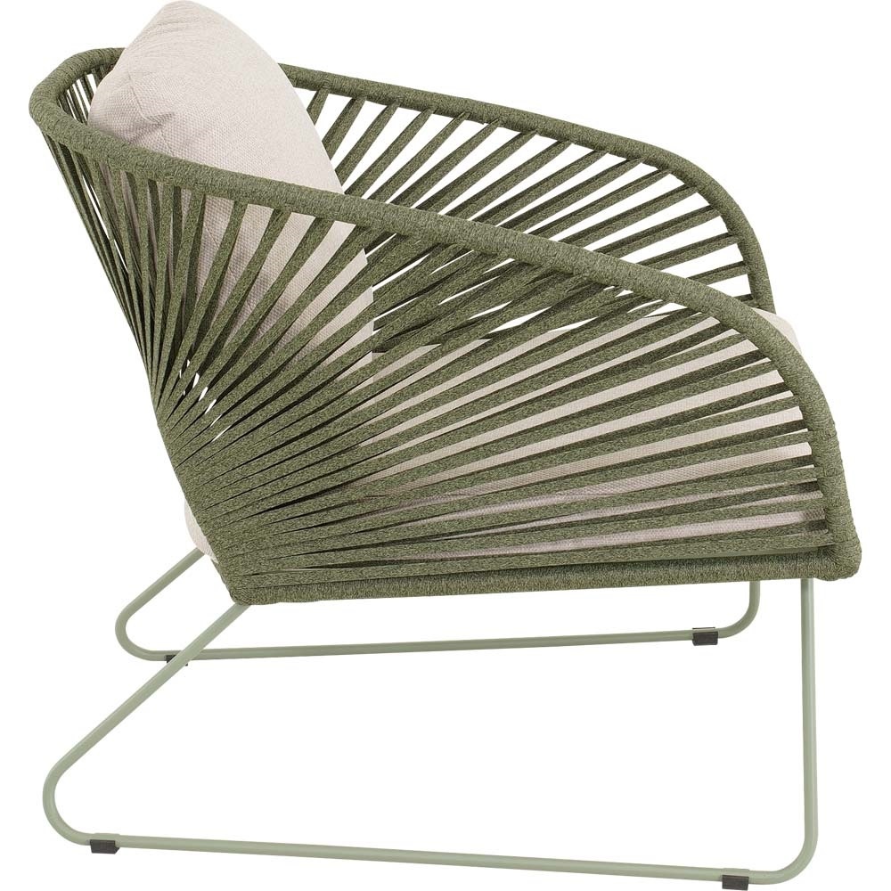 Lesli Living - Bistrostoel Izumi - Groen - 71x79x73cm