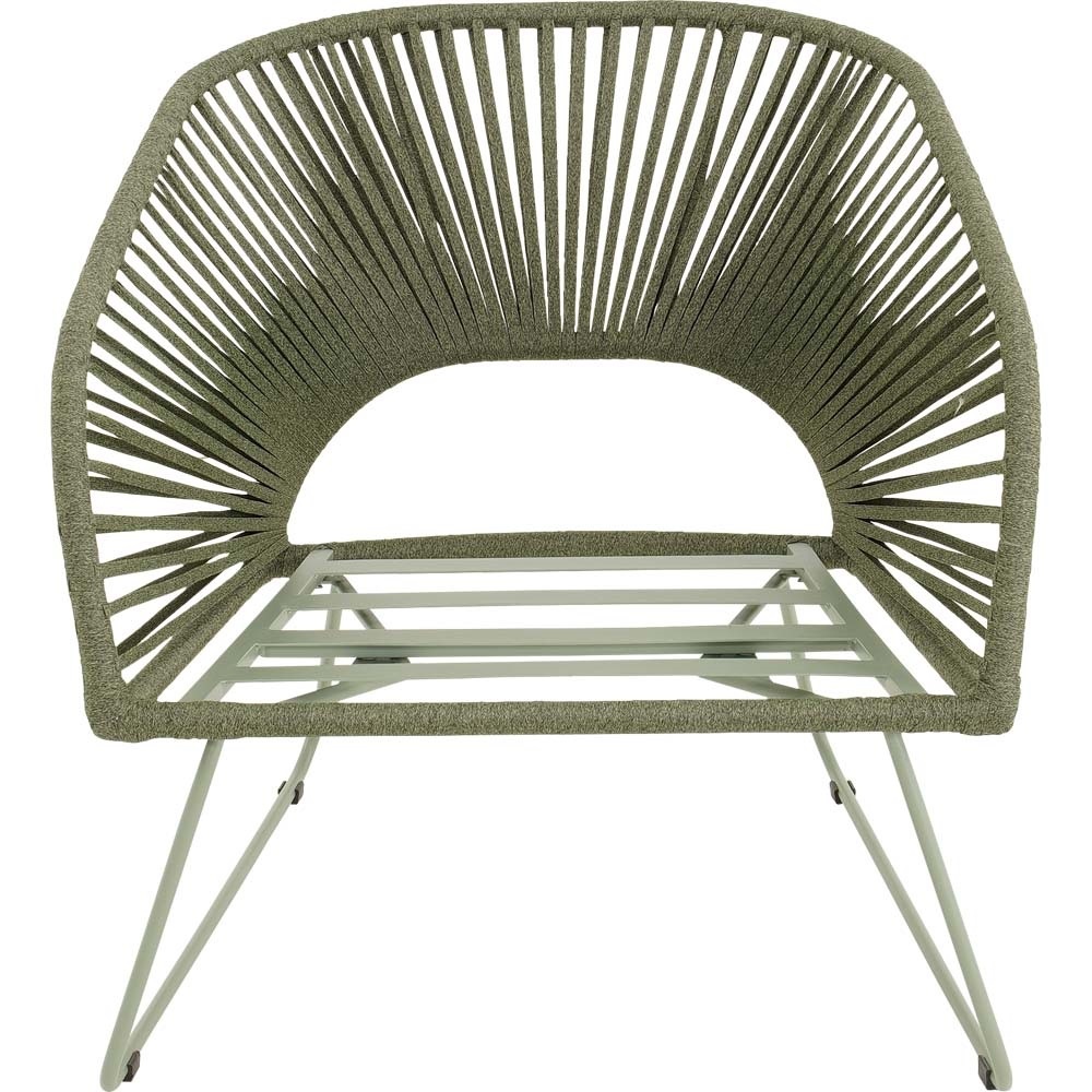 Lesli Living - Bistrostoel Izumi - Groen - 71x79x73cm