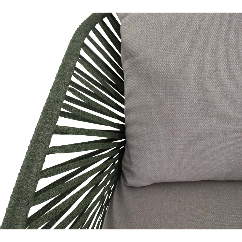 Lesli Living - Bistrostoel Izumi - Groen - 71x79x73cm