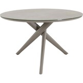 Lesli Living - Tuintafel Mojito - Grijs - Ø120x74cm