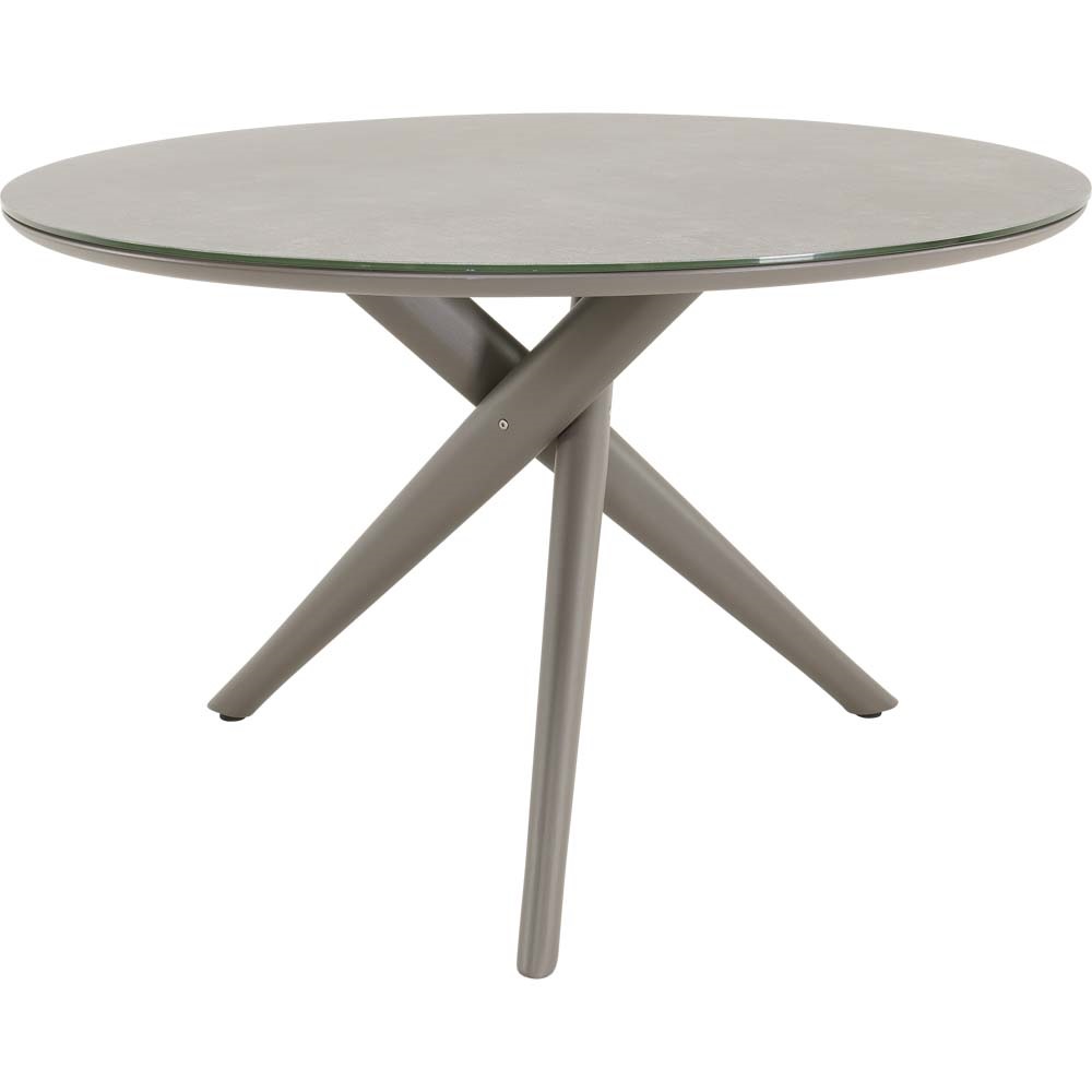 Lesli Living - Tuintafel Mojito - Grijs - Ø120x74cm
