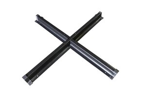 Lesli Living - Push-up parasol Vigro - Grijs - 100x100cm