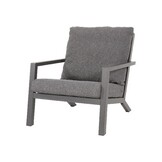 Lesli Living - Bistrostoel Down - Grijs - 75x97x79cm - Set van 2