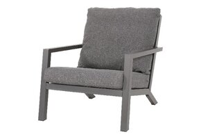 Lesli Living - Bistrostoel Down - Grijs - 75x97x79cm - Set van 2