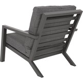 Lesli Living - Bistrostoel Down - Grijs - 75x97x79cm - Set van 2