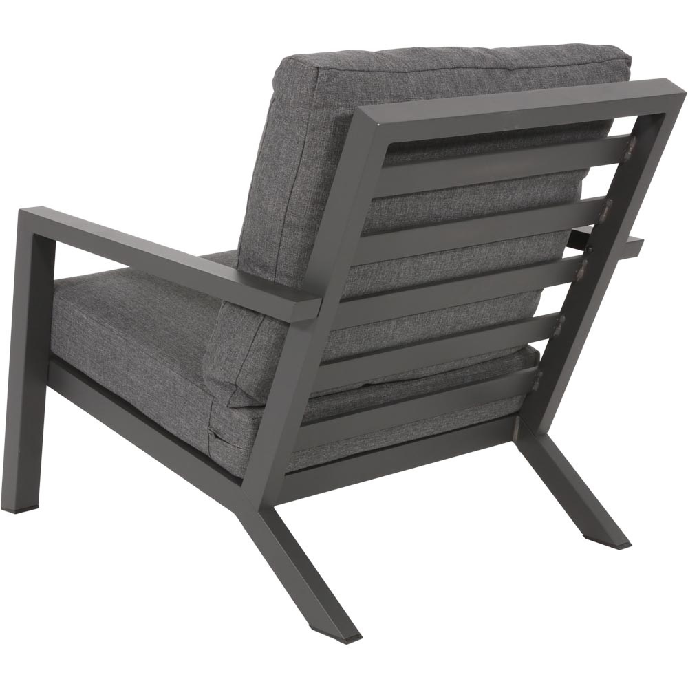 Lesli Living - Bistrostoel Down - Grijs - 75x97x79cm - Set van 2
