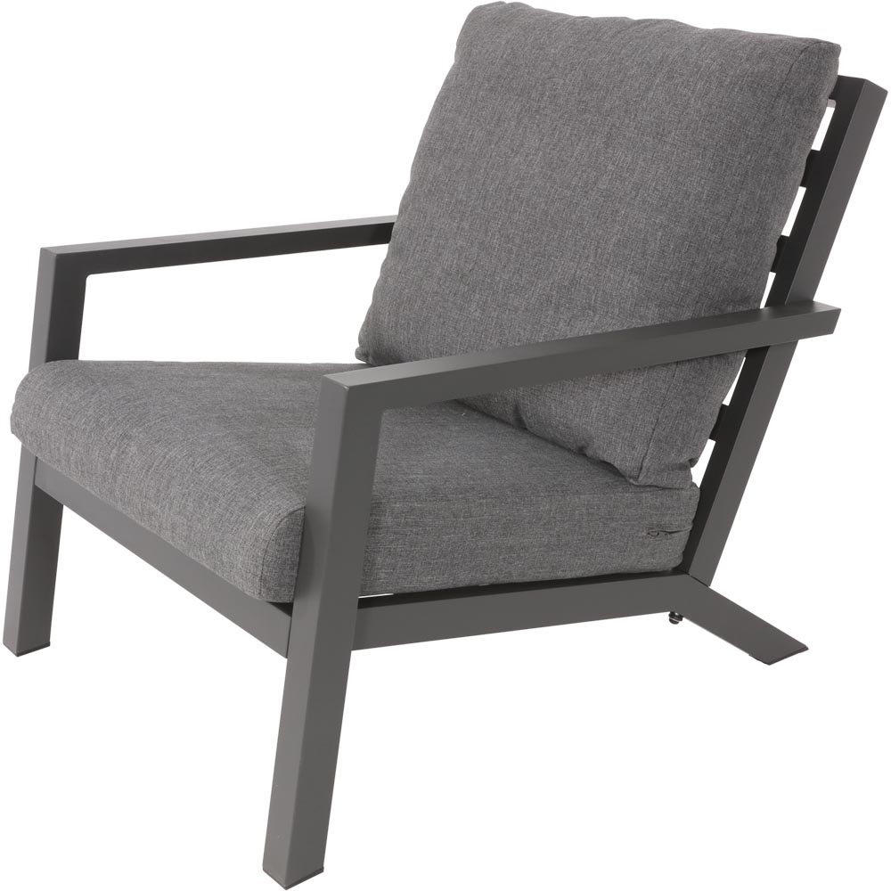 Lesli Living - Bistrostoel Down - Grijs - 75x97x79cm - Set van 2