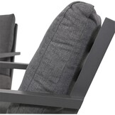 Lesli Living - Bistrostoel Down - Grijs - 75x97x79cm - Set van 2
