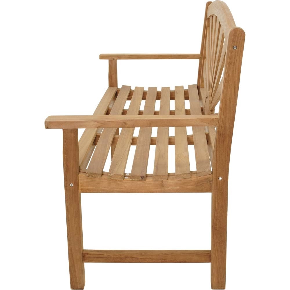 Lesli Living - Loveseat Sunburst - Zwart - 156x64x96cm