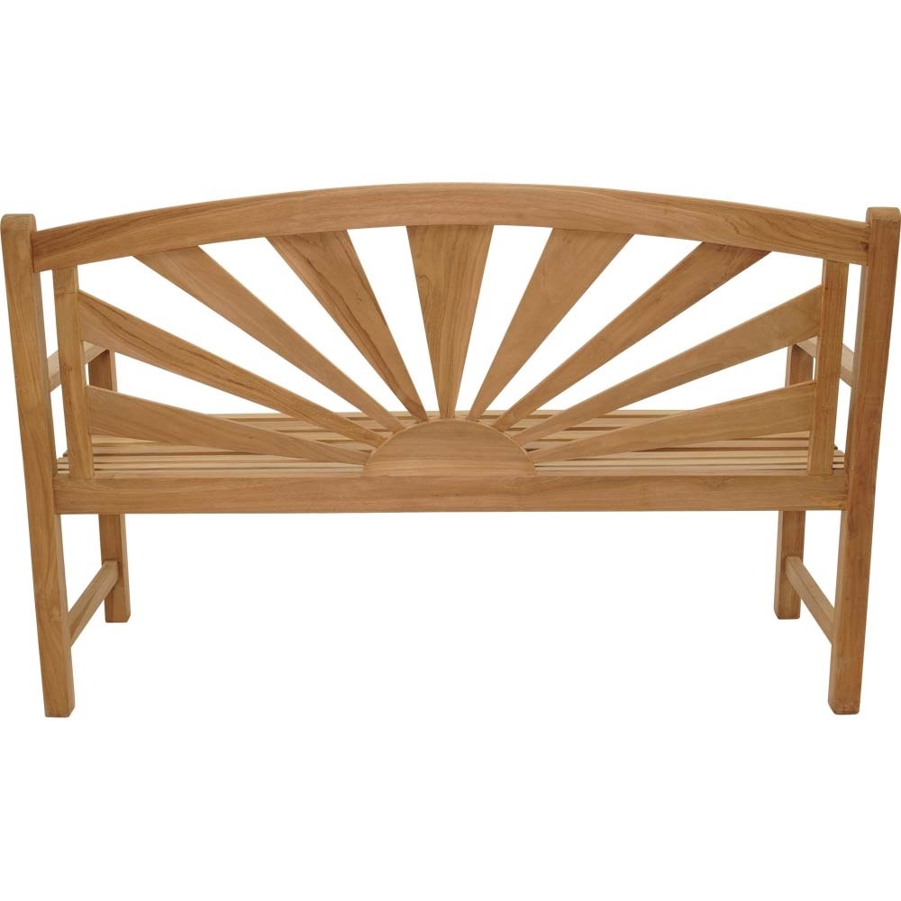 Lesli Living - Loveseat Sunburst - Zwart - 156x64x96cm