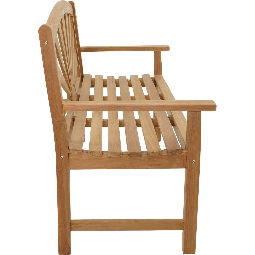 Lesli Living - Loveseat Sunburst - Zwart - 156x64x96cm