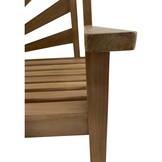 Lesli Living - Loveseat Sunburst - Zwart - 156x64x96cm