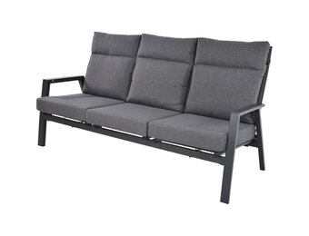 Lesli Living - Loveseat Ohio - Grijs - 192x81x98cm