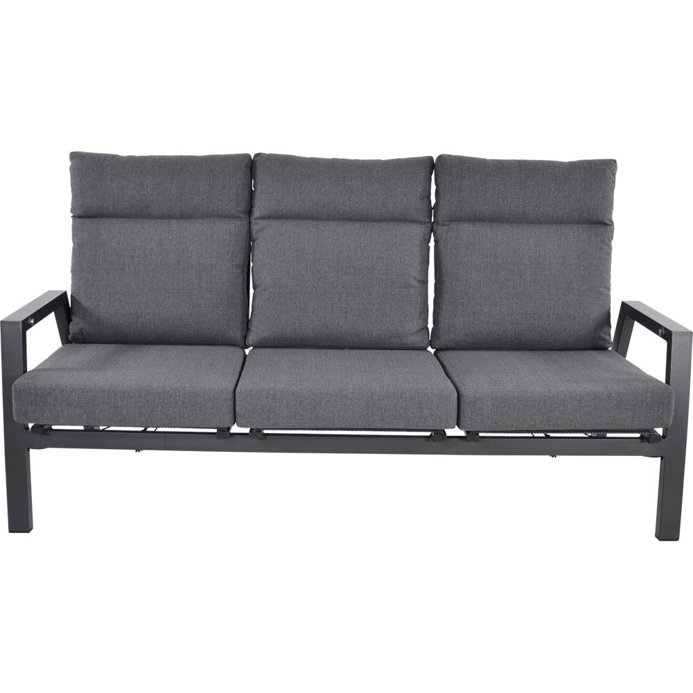 Lesli Living - Loveseat Ohio - Grijs - 192x81x98cm