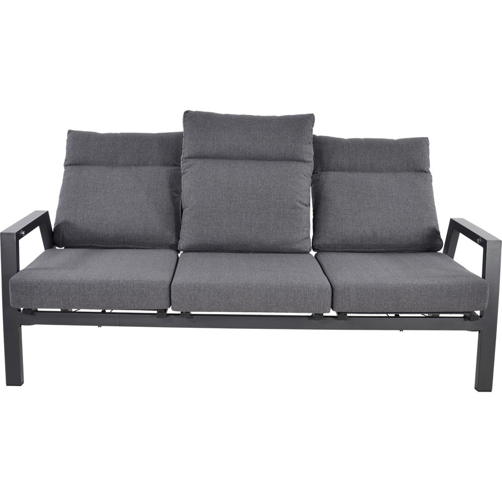 Lesli Living - Loveseat Ohio - Grijs - 192x81x98cm