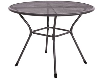 Lesli Living - Tuintafel Nordic - Grijs - Ø105x74,5cm