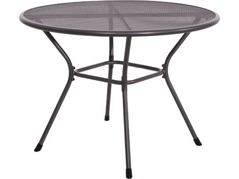 Lesli Living - Tuintafel Nordic - Grijs - Ø105x74,5cm